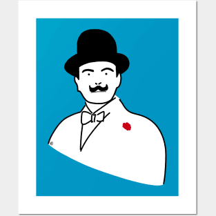 Hercule Poirot Agatha Christie Posters and Art